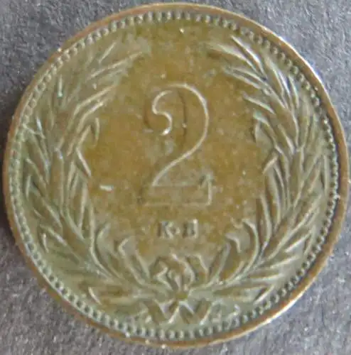 Münze Ungarn Franz Joseph I. 2 Filler Schön 2 1906 vz