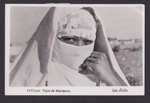 Ansichtskarte Spanien Kolonien Spanisch Marokko Tetuan Tipos de Marruecos nach
