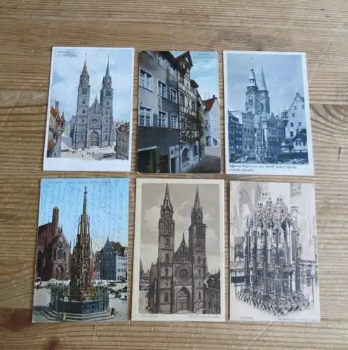 Ansichtskarten Sammlung Nürnberg gesamt 35 Stück meist Festpreis 50,00
