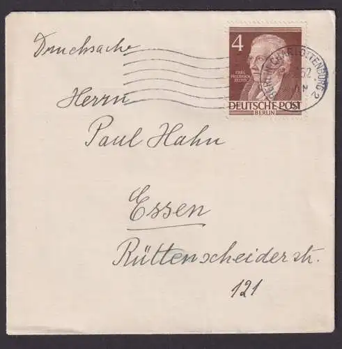 Berlin Charlottenburg Drucksache Brief EF Männer