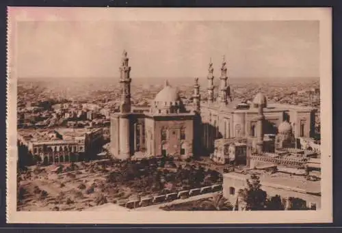 Ansichtskarte Cairo Kairo Ägypten Hauptstadt Totalansicht mit Moschee