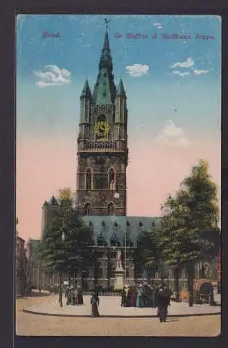 Ansichtskarte Künstlerkarte Gent Gant Kirche Belgien
