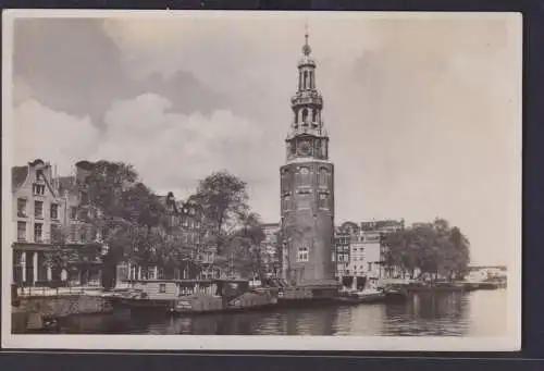 Ansichtskarte Amsterdam Montelbaanstoren Historischer Turm Niederlande