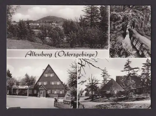 Ansichtskarte Altenberg Sachsen Erzgebirge Sächsische Schweiz Gastronomie