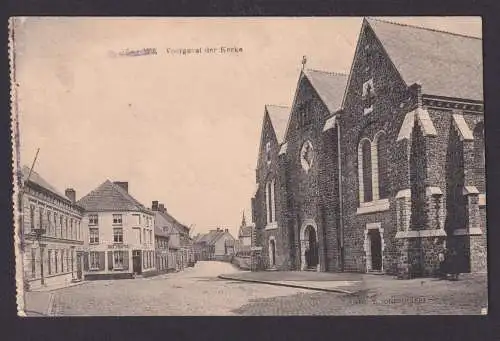 Belgien Ansichtskarte Feldpost Gheluwe Voorgevel der Kerk Gheluwe Kirche nach