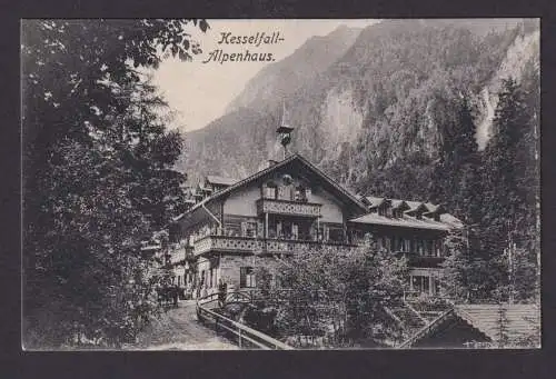 Ansichtskarte Kaprun Österreich Gastronomie Kesselfall Alpenhaus