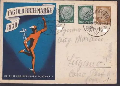 Deutsches Reich Auslands Privatganzsache Philatelie Tag der Briefmarke SST