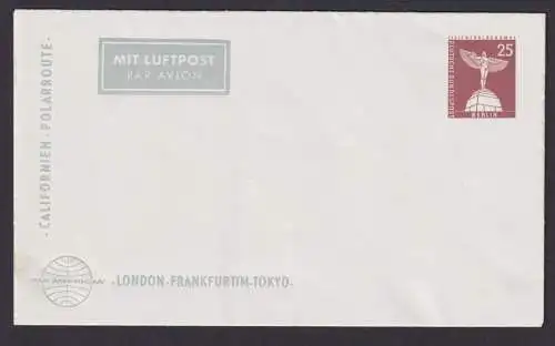 Flugpost Brief Air Mail Berlin Privatganzsache Bauwerke Pan Amerika London