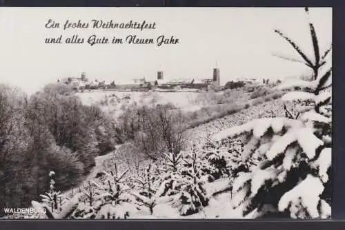 Ansichtskarte Waldenburg Winterlandschaft Schnee Kurort Sachsen