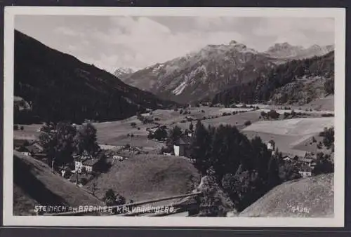 Ansichtskarte Steinach Brenner Kalvarienberg Gebirgspanorama Wald Landschaft