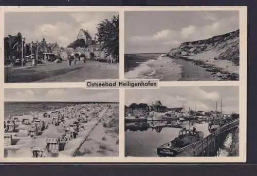 Ansichtskarte Heiligenhafen Ostseebad Ortsansicht Strand Dünen Schleswig