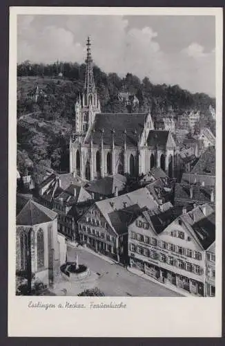 Ansichtskarte Esslingen Baden Württemberg Neckar Frauenkirche Totalansicht n.