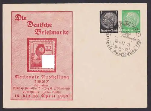 Deutsches Reich Privatganzsache Philatelie 2 WST Hindenburg Briefmarken Infla
