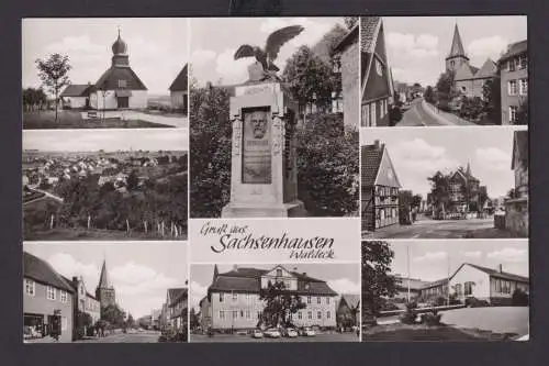 Ansichtskarte Sachsenhausen Waldeck Hessen Ortsansichten Verlag Schöning & Co.