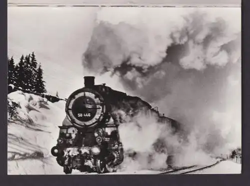 Ansichtskarten Damplokomotiven im Einsatz Baureihe 58 3er Set