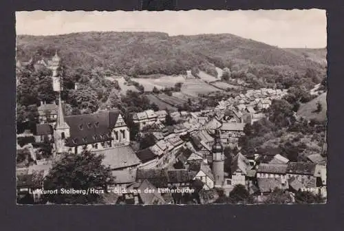 Ansichtskarte Stolberg Harz Sachsen Anhalt Totalansicht Luftkurort Medizin