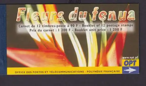 Frankreich Französisch Polynesien Kolonien Markenheftchen 925-936 Blumen Flora