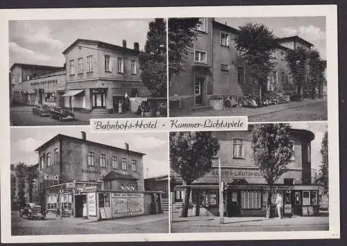 Ansichtskarte Elmshorn Schleswig Holstein Gastronomie Bahnhofs Hotel Kammer