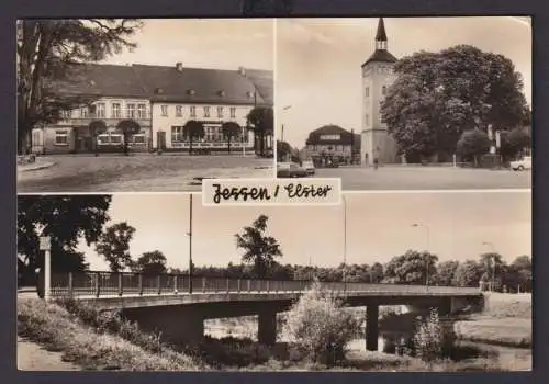 Ansichtskarte Jessen Elster Sachsen Anhalt Leninplatz Religion Kirche