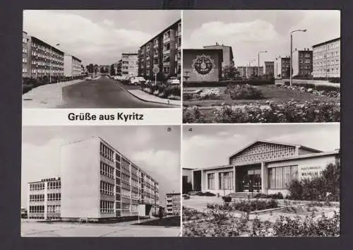 Ansichtskarte Kyritz Brandenburg Bildung Lotte Polewka Oberschule Kulturhaus