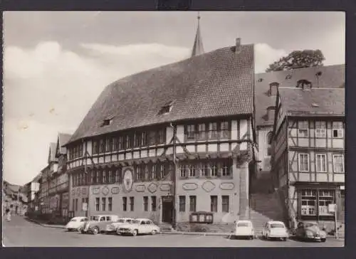 Ansichtskarte Stolberg Harz Sachsen Anhalt Strassenansicht ab Halle nach