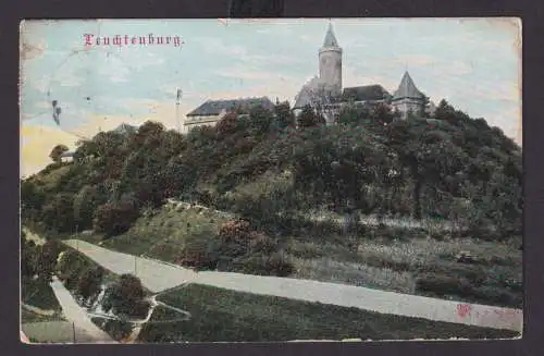Ansichtskarte Jena Leuchtenburg Thüringen ab Jena nach Bernburg Sachsen Anhalt