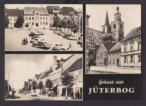 Ansichtskarte Jütebog Brandenburg Ortsansichten nach Leipzig Sachsen 27.08.1968