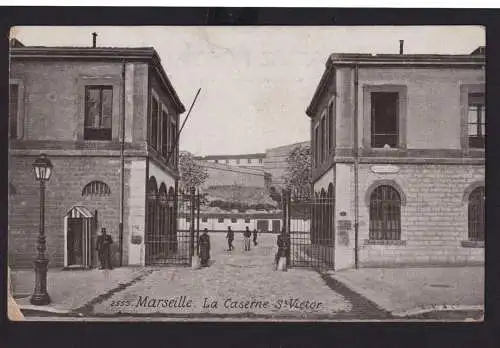 Ansichtskarte Militaria Marseille Frankreich Kaserne St. Victor
