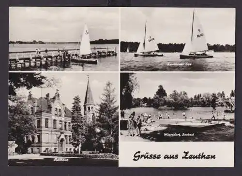 Ansichtskarte Zeuthen Brandenburg Zeuthener See Verlag H. Sanders