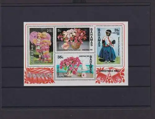 Briefmarken Bahamas Block Luxus postfrisch souvenir sheet MNH