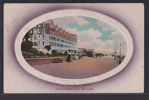 Ansichtskarte Ramsgate Großbritannien Victoria Promenade Prägerand nach Oxfort