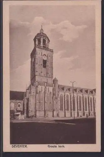 Ansichtskarte Deventer Große Kirche Niederlande