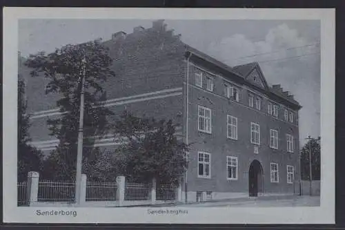 Ansichtskarte Sonderborg Sønderborg Stadthaus Dänemark Verlag Glückstadt Münden