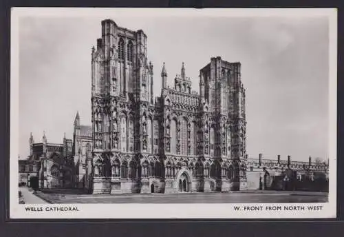 Ansichtskarte Wells Cathedral St. Andrew England nach Bad Essen Niedersachsen