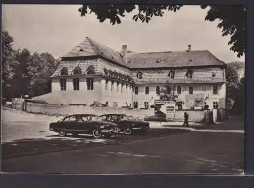 Ansichtskarte Karlovy Vari Karlsbad Böhmen Mähren Tschechien Kaffeehaus