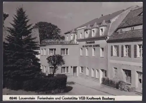 Ansichtskarte Lauenstein Ferienheim Gaststätte VEB Kraftwerk Boxberg Sachsen