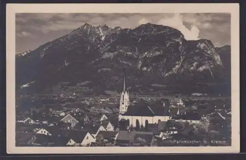 Ansichtskarte Partenkirchen Bayern Gebirge Kirche