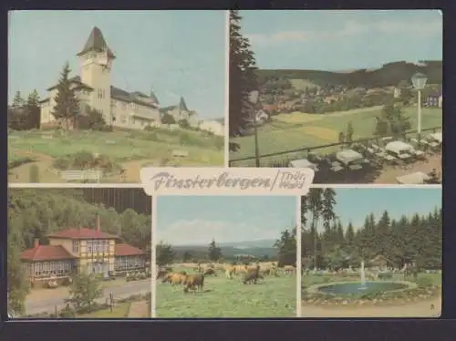 Ansichtskarte Finsterbergen Thüringen Thüringer Wald Kurhaus Steigermühle