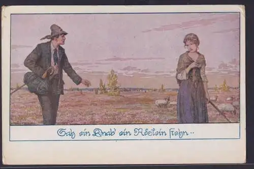 Ansichtskarte Österreich Deutsche Böhmen Künstler Sign. Deutscher Schulverein