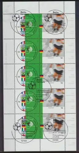 Bund Kleinbogen 2258-2259 Fußball Weltmeisterschaft Ersttagssonderstempel Berlin