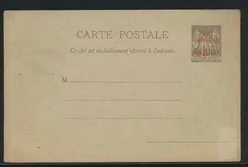 Frankreich Kolonien Ganzsache Madagaskar postcard France postal stationery