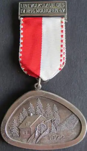 Medaille Sport Laufen I. Internationaler Volkslauf des TV 1865 Mühlhofen 1972