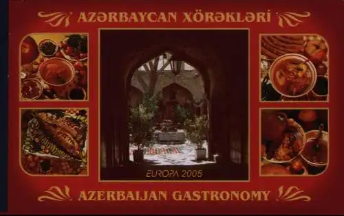 Aserbaidschan 610-611 Europa CEPT Markenheftchen MH 2005 Gastronomie postfrisch