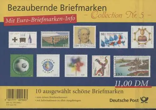 Bund Bezaubernde Briefmarken Collection Nr. 5 Originalverpackt 1999/2000