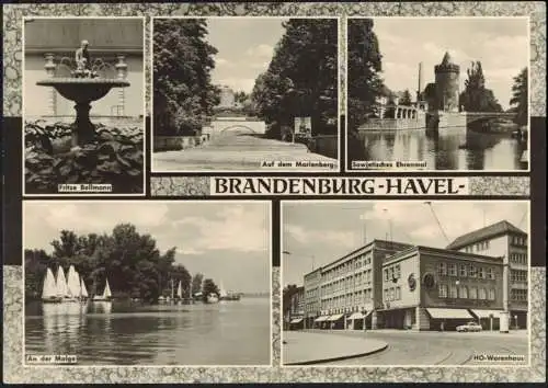 Ansichtskarte Brandenburg Havel groß formatige Ansichtskarte ungelaufen