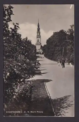 Besetzung Polen Generalgouvernement Feldpost Ansichtskarte Czetsochowa