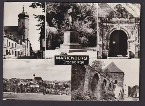 Ansichtskarte Marienberg Sachsen Erzgebirge