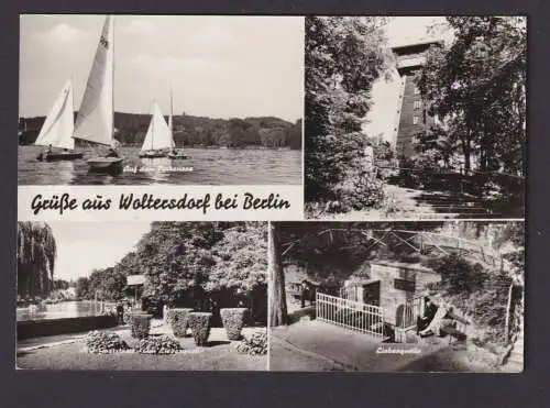 Ansichtskarte Woltersdorf Brandenburg Berlin Flakensee Liebesquelle Gaststätte