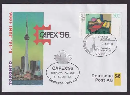 Philatelie Briefmarkenausstellung Capex Toronto Kanada 1996 SST Deutsche Post AG