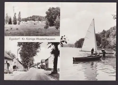 Ansichtskarte Egsdorf Teupitz Brandenburg Kreis Königs Wusterhausen See